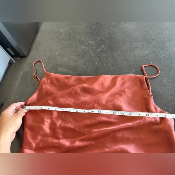 Princess Polly Rust Satin Camisole - Picture 2 of 4